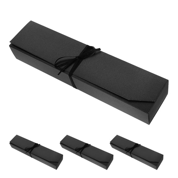 MLINS 4pcs 6 Cavity Babkery Boxes Chocolate Truffle Cookies Boxes Packaging Container For Wedding Birthday Holidays And Anniversaries