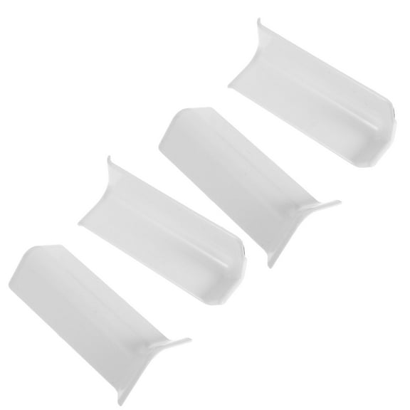 MLINS 4pcs Baseboard Corner Blocks Self Adhesive Corner Protectors Thickened Design Easy to Install for Living Room Bedroom and More Protects Wall and Floor Corners