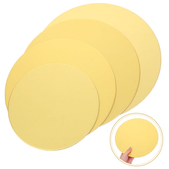 MLINS 4pcs Cake Display Bases Mousse Cake Base Suitable for Cake Decoration and Wedding Cake Stand Baking Tools Ideal for Home Baking