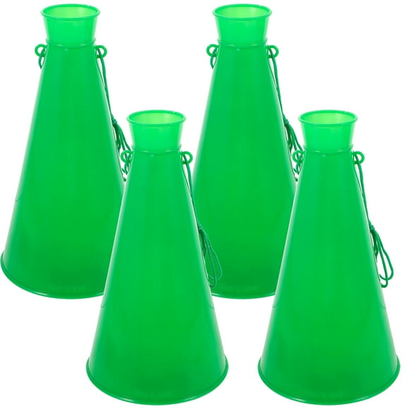 MLINS 4pcs Cheer Megaphone Plastic Megaphone for Party Sports Match Games Noisemaker Toy