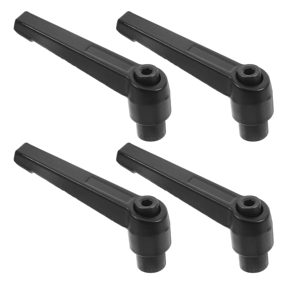 MLINS 4pcs Clamping Lever Handles M8 X 63mm Threaded Male Adjustable Quick Release Ratchet Push Button Bolt Knobs Industrial Hardware