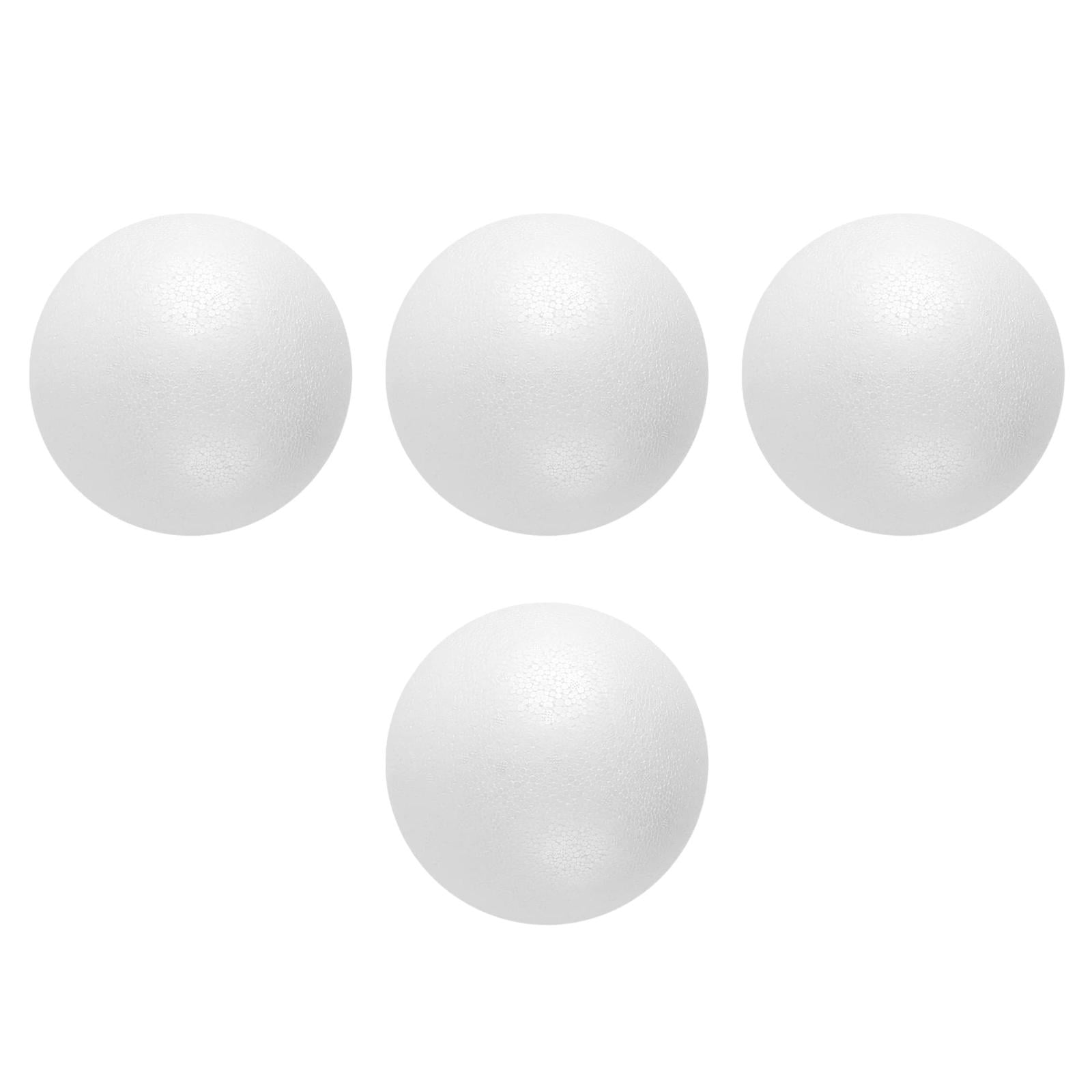 MLINS 4pcs Diy Blank Foam Ball For Craft White Foam Ball For Diy ...
