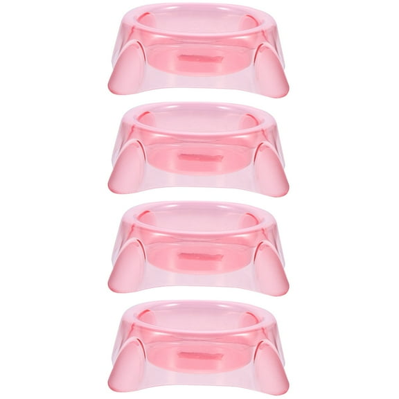 MLINS 4pcs Dog Bowl Pet Water Bowl Cat Food Feed Bowl Container for Puppy Kitten Food