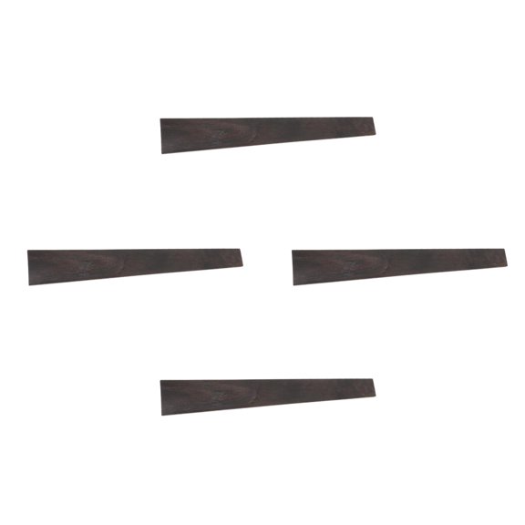 MLINS 4pcs Durable Violin Neck Head Fretboard for Violin Ebony 4/4 Violin Fingerboard
