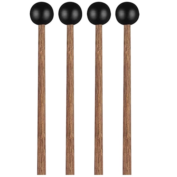 Milisten Professional Drumsticks 4-Pack, 0.71 x 0.71 x 6.76 Inches, Wooden for Drummers