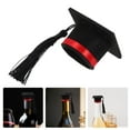thumbnail image 1 of MLINS 4pcs Graduation Party Mini Cap Decoration Bottle Topper Graduation Bouquet Grad Cap With Tassel, 1 of 8
