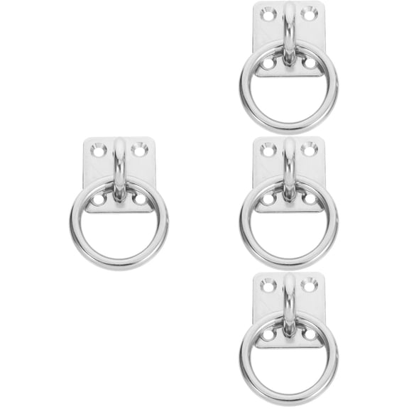 MLINS 4pcs Heavy Duty Hook Stainless Pad Hook Ceiling Hanging Pad Eye Hanger Hook For Swing Hanging