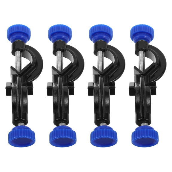 MLINS 4pcs Large Spray Coated Aluminum Lab Support Clamps Laboratory Iron Stand Accessories Clamp For Lab Apparatus Holders