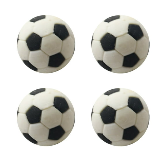 Mini House Ball Decors Black White 4Pcs 0.9X0.9X0.9In