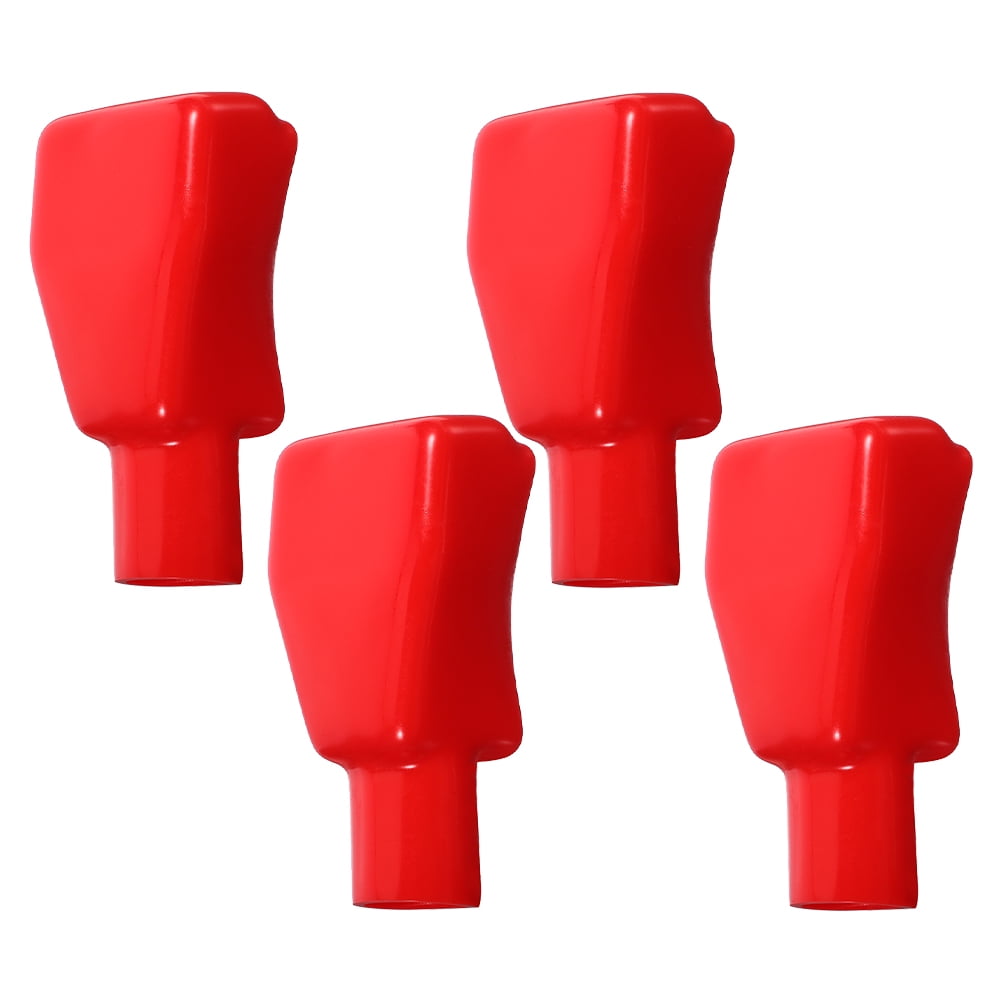 MLINS 4pcs Plastic Positive And Negative Battery Terminal Covers Protector Caps Terminal Covers Rv Battery Covers Plastic Battery Cover For Boat