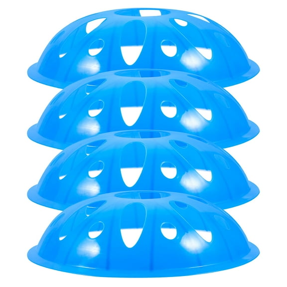 DINHEAROM Soccer Training Equipment Portable Agility Cones Blue 4Pcs 7.86X7.86X0.08in