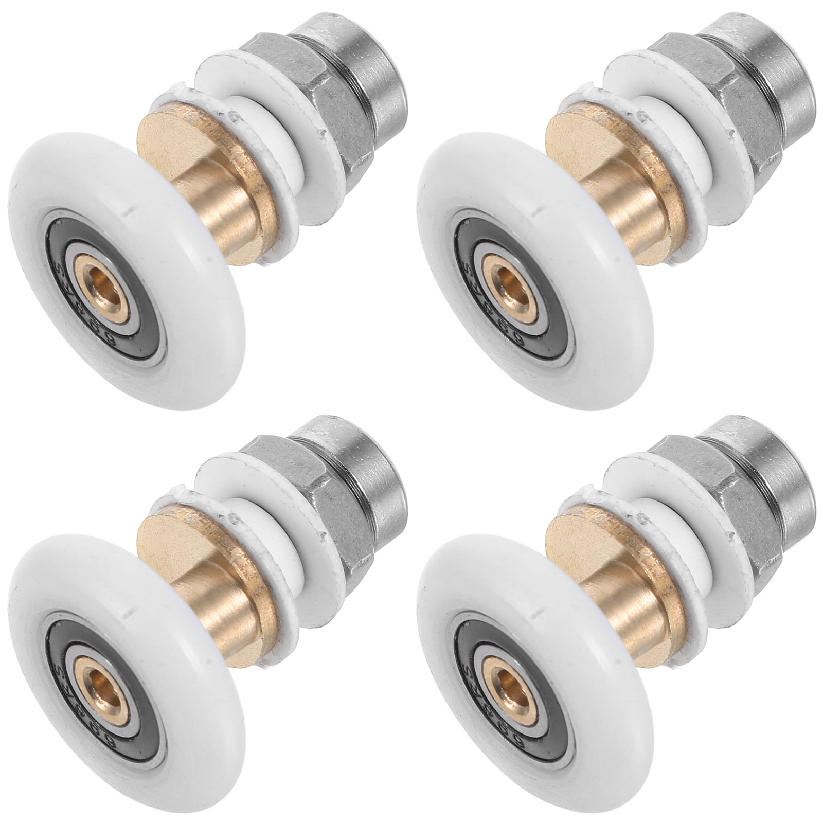 MLINS 4pcs Sliding Glass Shower Door Rollers 25mm Glass Shower Sliding ...