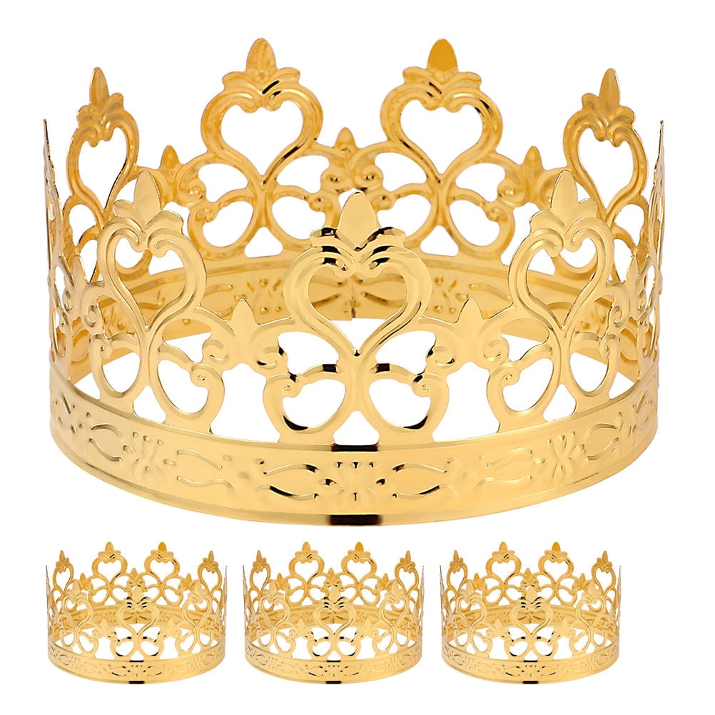 15Pcs Crown Cake Topper, Silver Mini Crowns, Small Crystal Pearl Cupcake Toppers For Flower Arrangements Cupcake Baby Shower Birthday Party Wedding Decor - View #6