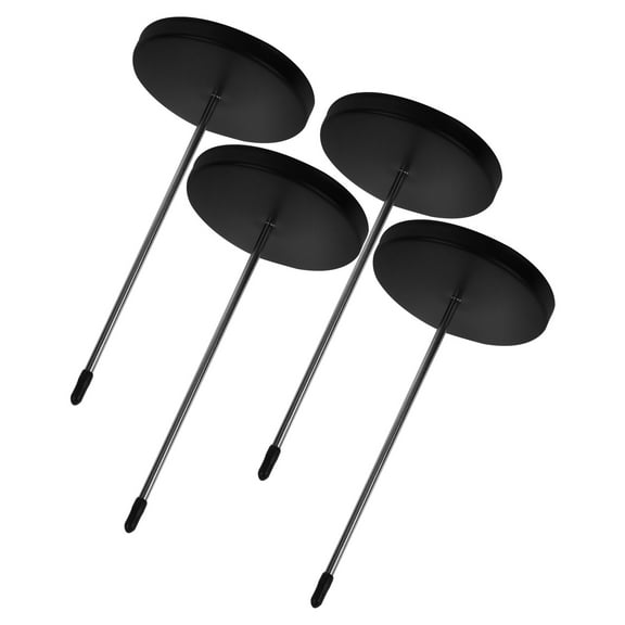 MLINS 4pcs Straight Rod Receipt Note Spike Memo Holder Metal Bill Holder for Restaurant Kitchen Hotel