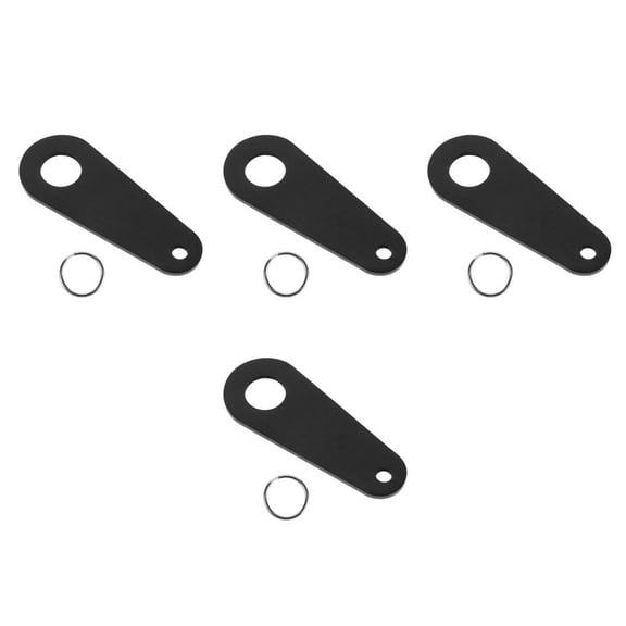 MLINS 4pcs Universal Motorcycle Bell Mounting Bracket - Easy to Install, Durable Electric Hanger for All Motorcycles, Perfect for Decorative Bell Keyring and Keychain Hangers