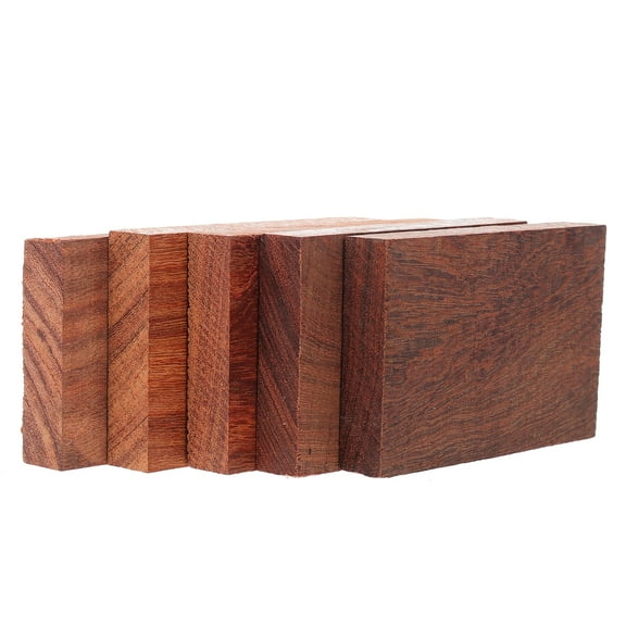 MLINS 5 PCS DIY Ring Material Blocks Clear Storage Bins with Lids Wavy Brown