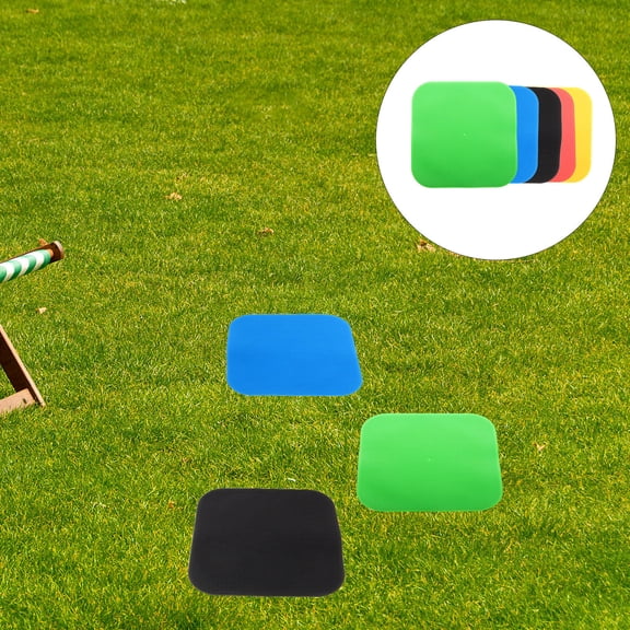 DINHEAROM Training Mat Non-Slip Tpe 5Pcs 9.04X9.04X0.08In