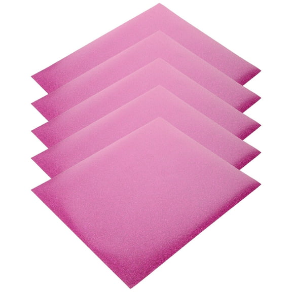 MLINS 5 PCS Reflective Heat Transfer Vinyl Glitter Film