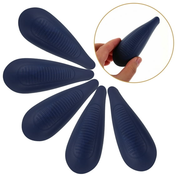 DINHEAROM Non Slip Hanger Grips Shoulder Expanders Blue Plastic 5 Pairs 4.72X1.69X0.79In