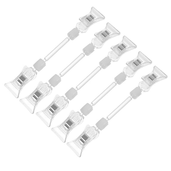 MLINS 5 Pcs Advertising Clip Price Stand Hanging Supermarket Clips Shopping
