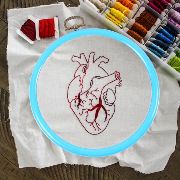 MLINS  5 Pcs Cross Stitch Round Embroidery Frame Sewing Hoops Frames