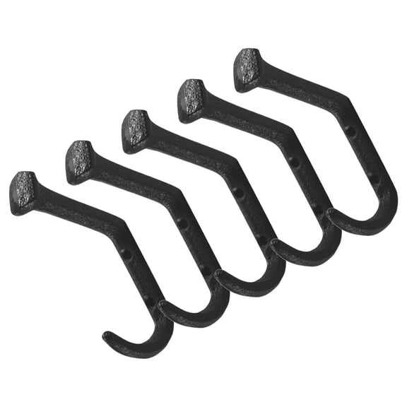 MLINS  5 Pcs Large Wall Hooks Decorative Hangers Heavy Duty Retro