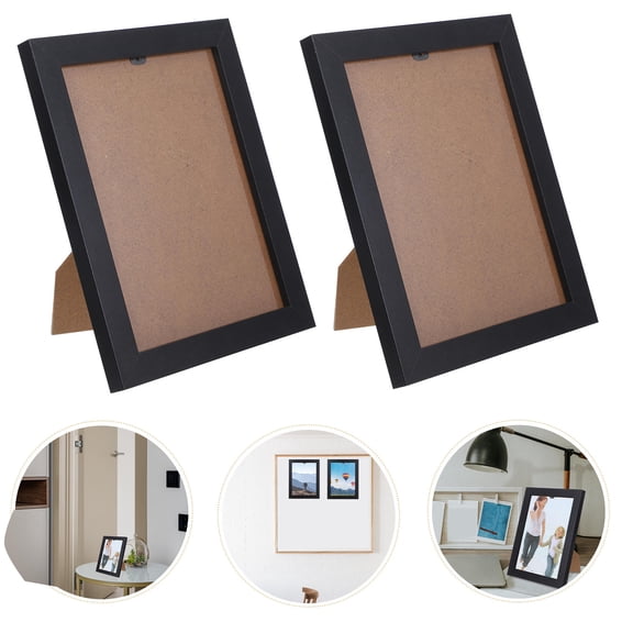 MLINS 5 Pcs Picture Frames Hanging Collage Photo Wooden Work