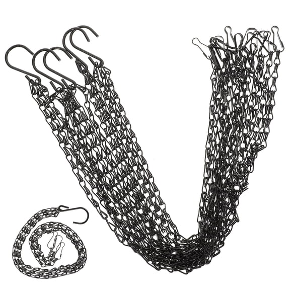 MLINS 5 Pcs Plant Basket Hooks for Hanging Plants Chain Decorative Chains