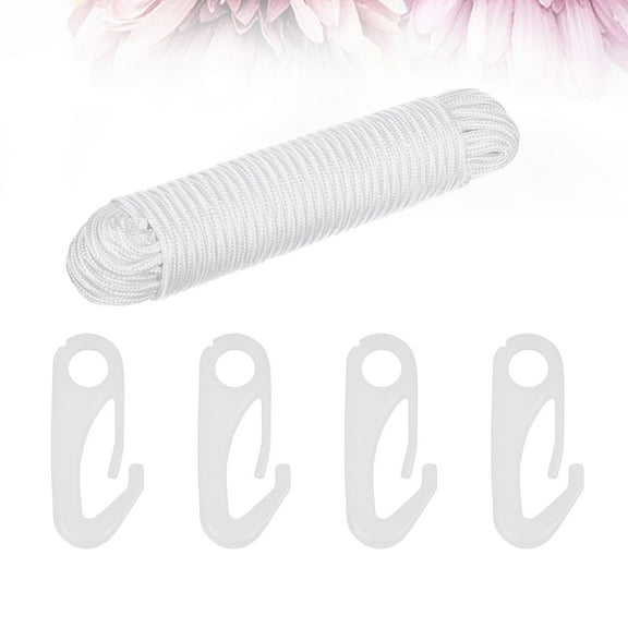 MLINS  5 Pcs Rope Pole Flagpole Accessory Set Hanging Buckle