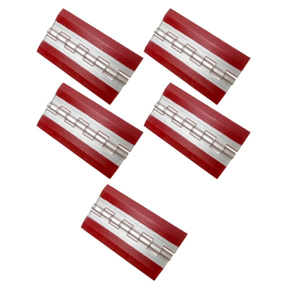 MLINS  5 Pcs Self Adhesive Hinges Folding Proper for Boxes Transparent