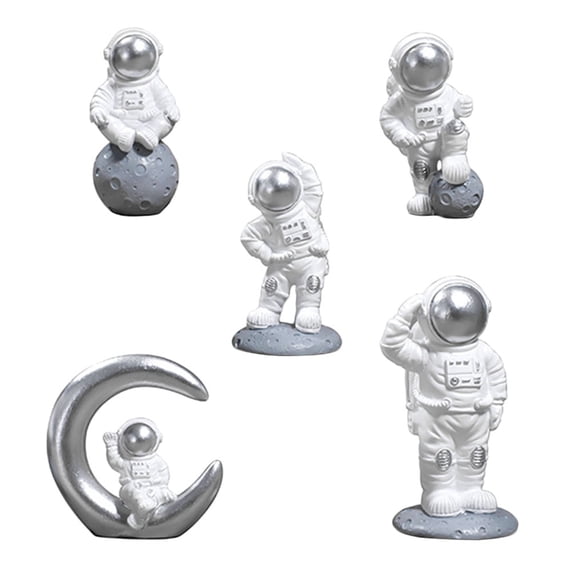 MLINS 5 Pcs Space Birthday Decorations Astronaut Ornament Simple Child