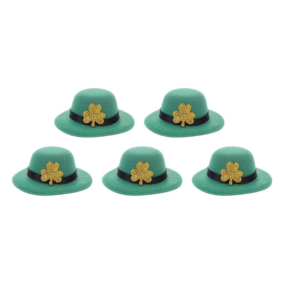 DINHEAROM St Patricks Day Wine Bottle Covers EVA Brushed Cloth 5Pcs