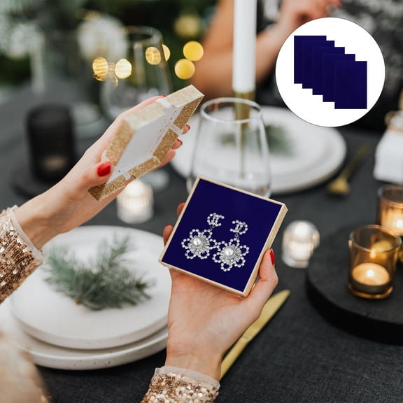 MLINS  5 Sheets Liners Self-adhesive Flocking Cloth Packaging Box Decorate Jewelry