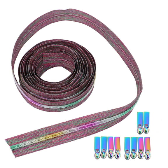 MLINS 5 Yards Teeth Zipper Set Replacing Damaged Zippers