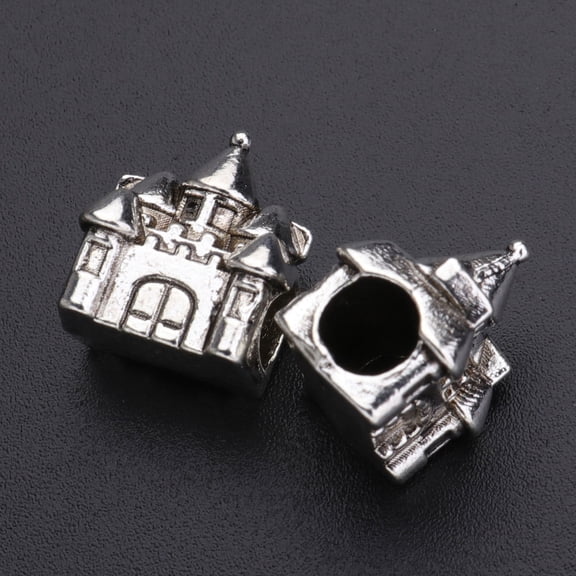 MLINS 50 Pcs Assorted Hole Beads for Jewelry Making, Beading Accessories Craft Supplies