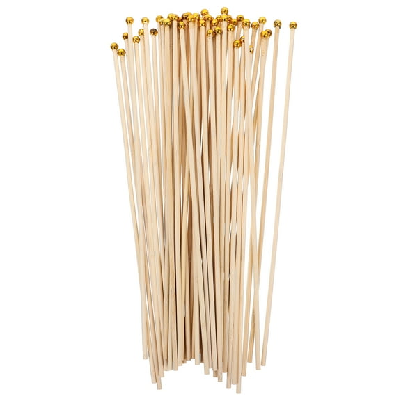 MLINS 50 Pcs Banner Plastic Hand Flagpole Rally Flagpole Office Staff 40cm