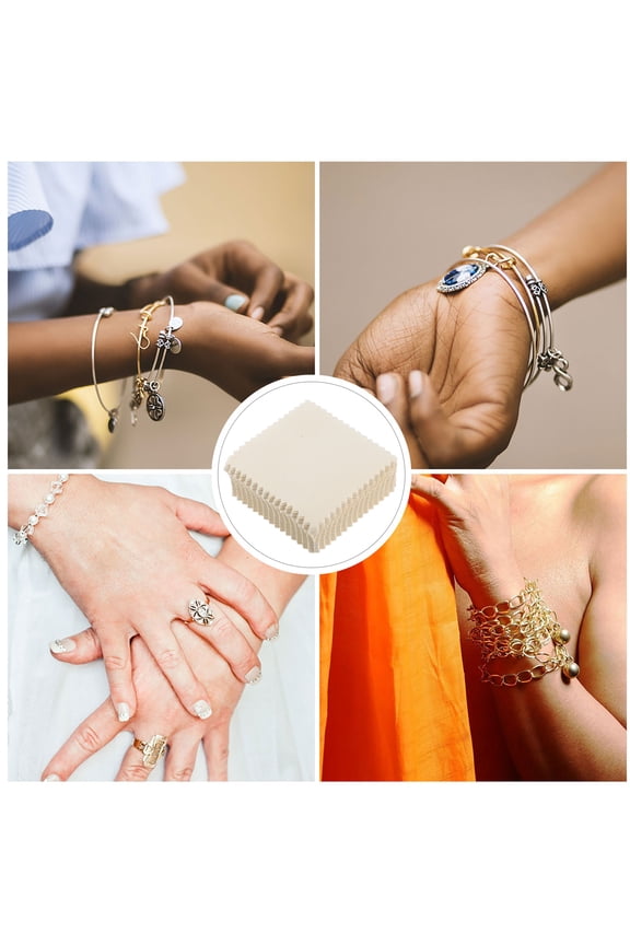 50 Pcs Gold Wipe The Silver Cloth Jewelry Tool Polishing for Cleaning Wipes