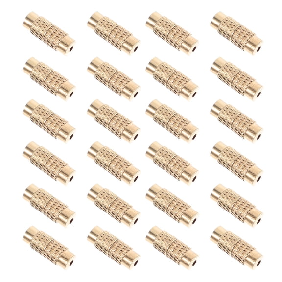 MLINS 50 Pcs Large Screw Clasp Jewelry Connector 1.10X0.30X0.30CM Golden