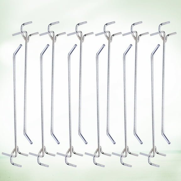 PTOOTP 50 Pcs Iron Hanging Hooks for Door, Pocket, Wall Storage, Home Organization and Utility Use