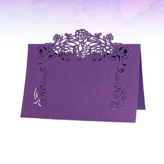 MLINS  50 Pcs Quinceanera Seating Chart Wedding Card Vintage Paper Place Cards