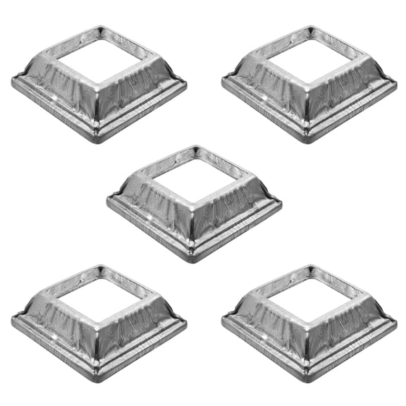 MLINS  50 Pcs Railing Cover Post Base Support Curtain Wire Deck Grey