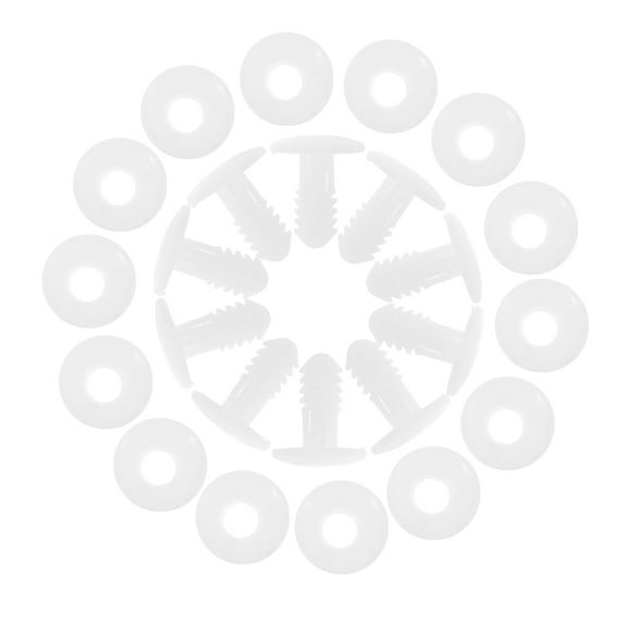 MLINS DIY Doll Making Supplies with Plastic Joints for Assembling and Repairing Poseable Plush Toys 50 Sets