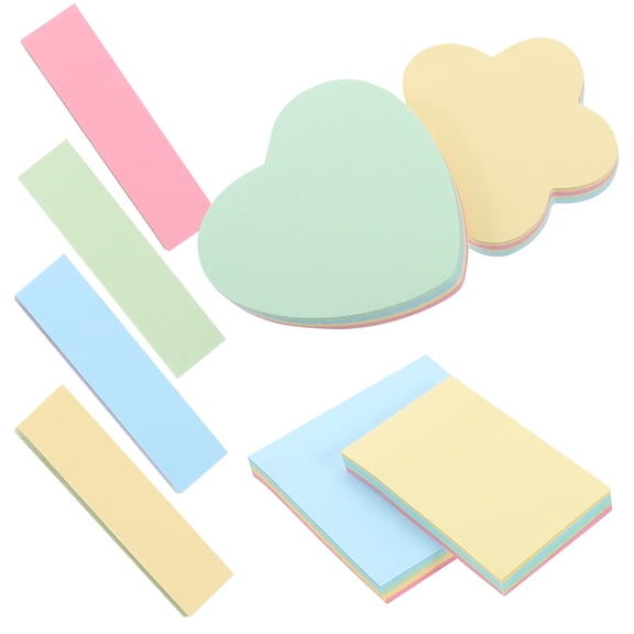 MLINS  500 Pcs Notepads Sticky Students Stickers Paper Sign Office