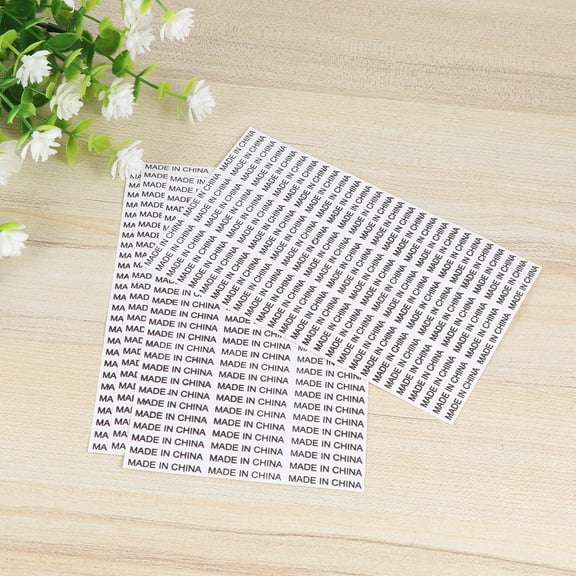 MLINS 5000 Pcs Stickers on White Background Self-adhesive Labels 3.4*0.6cm