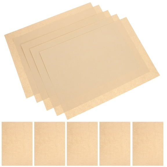 MLINS 50Pcs A4 Paper Sheets Parchment Retro Paper for Certificate and Diploma 90g (Light Brown)