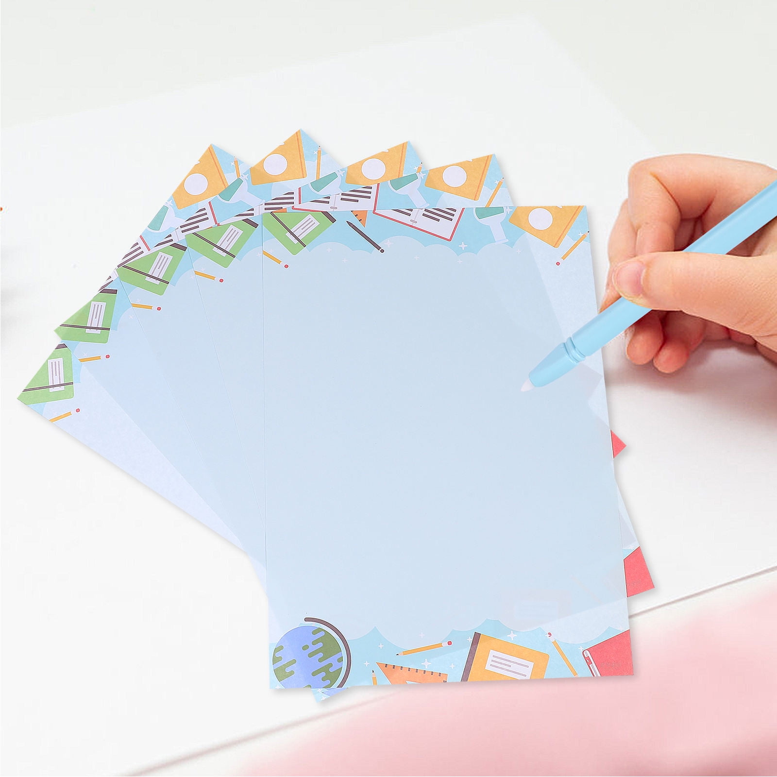 MLINS 50pcs A4 Color Student Letter Paper Printing Letter Paper Creative Letter Paper