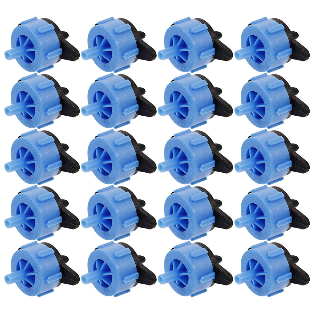 HEKOBAG 100 Pièces Goutteurs D'irrigation, Micro Asperseur, Goutteur Irrigation Réglable à 360 Degrés, Goutteurs Arrosage Goutte à Goutte Jardin Pour Tube De 4mm / 7mm, Goutteur Arrosage Reglable