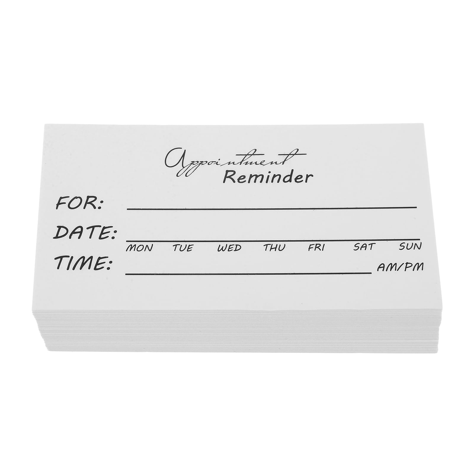 MLINS 50pcs Appointment Cards Appointment Supply Greeting Cards Delicate  Paper Card - Walmart.com, image size:1600x1600