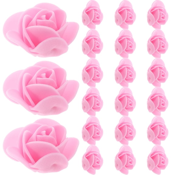 DINHEAROM 50pcs Faux Roses for present Making Family