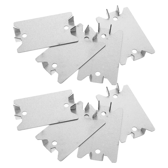 MLINS 50pcs Nail Plate Small Metal Plate Deck Plates For Boats Metal Plates Mending Plates